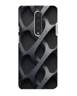 Чехол для OnePlus 7 с картинкой «Объемное серое плетение»