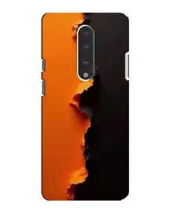 Чехол для OnePlus 7 с картинкой «Оранжевый разлом»