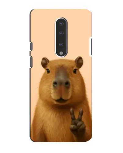 Чехол для OnePlus 7 с картинкой «Капибара виктория»