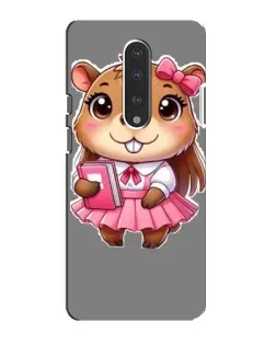 Чехол для OnePlus 7 с картинкой «Девочка капибара»