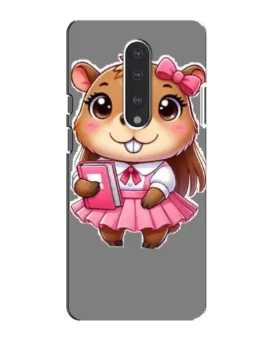 Чехол для OnePlus 7 с картинкой «Девочка капибара»