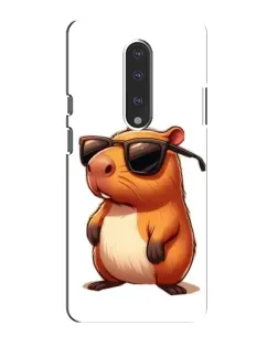 Чехол для OnePlus 7 с картинкой «Капибара в очках»