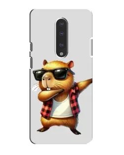 Чехол для OnePlus 7 с картинкой «Капибара рэпер даб»