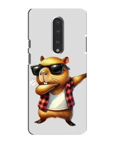 Чехол для OnePlus 7 с картинкой «Капибара рэпер даб»