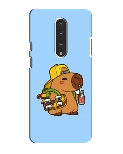 Чехол для OnePlus 7 с картинкой «Капибара на скейте»