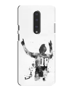 Чехол для OnePlus 7 с картинкой «Черно-белый силуэт Месси» Чехол для OnePlus 7 с картинкой «Черно-белый силуэт Месси»