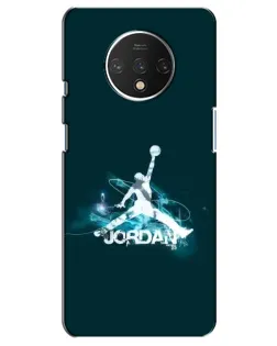 Чохол для OnePlus 7T з картинкою «Jordan Blue Fire»