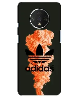Чохол для OnePlus 7T з картинкою «Помаранчевий дим Adidas»