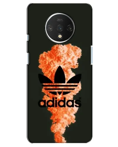 Чохол для OnePlus 7T з картинкою «Помаранчевий дим Adidas»