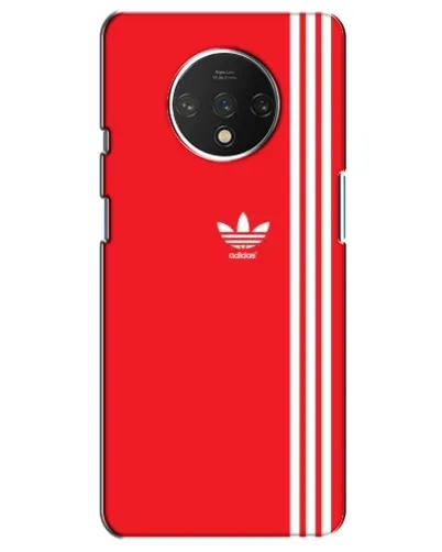 Чохол для OnePlus 7T з картинкою «Червоний мінімалізм Adidas»