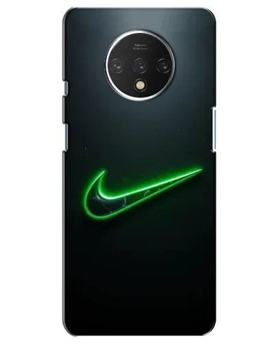 Чехол для OnePlus 7T с картинкой «Неоновый контур Nike»
