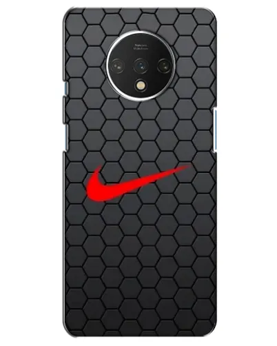Чехол для OnePlus 7T с картинкой «Nike — карбоновая сетка»