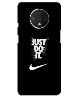 Чехол для OnePlus 7T с картинкой «Текстовый принт Nike»