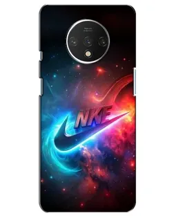 Чехол для OnePlus 7T с картинкой «Огненный логотип Nike»