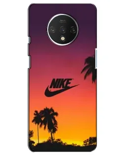 Чехол для OnePlus 7T с картинкой «Nike на закате солнца»