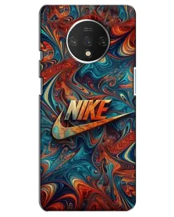 Чехол для OnePlus 7T с картинкой «Nike в абстракции»