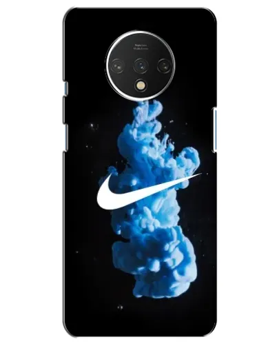 Чехол для OnePlus 7T с картинкой «Nike и синий дым»