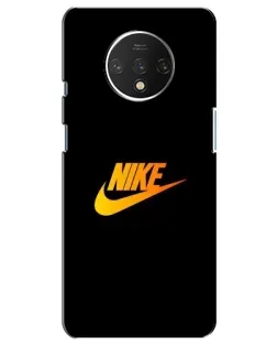 Чехол для OnePlus 7T с картинкой «Золотой логотип Nike»