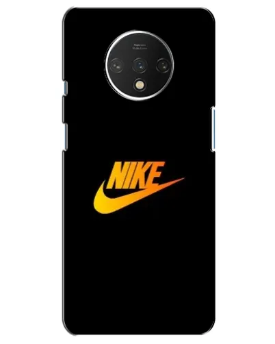 Чехол для OnePlus 7T с картинкой «Золотой логотип Nike»