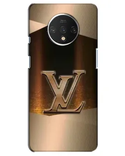 Чехол для OnePlus 7T с картинкой «LV — золотое сияние»