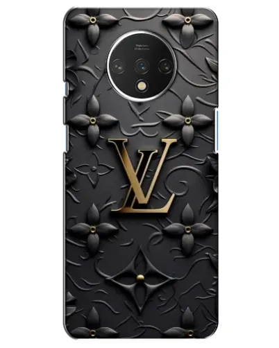 Чехол для OnePlus 7T с картинкой «Кожаная текстура LV»