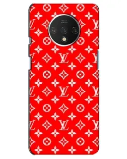 Чехол для OnePlus 7T с картинкой «Яркий паттерн LV»