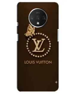 Чехол для OnePlus 7T с картинкой «LV — золотая печать»