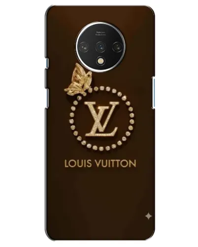 Чехол для OnePlus 7T с картинкой «LV — золотая печать»