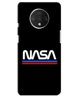 Чехол для OnePlus 7T с картинкой «NASA — классика Red Blue» Чехол для OnePlus 7T с картинкой «NASA — классика Red Blue»
