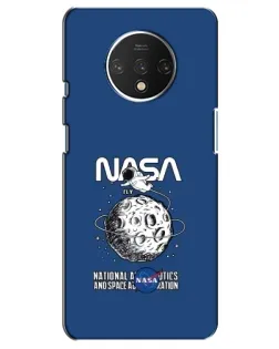 Чехол для OnePlus 7T с картинкой «NASA — лунная миссия»