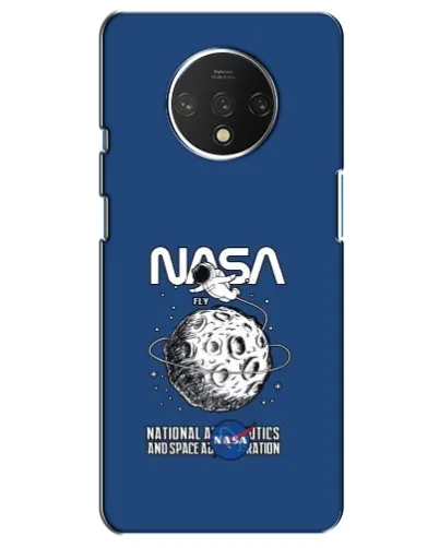 Чехол для OnePlus 7T с картинкой «NASA — лунная миссия»