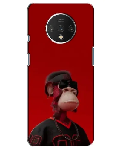 Чехол для OnePlus 7T с картинкой «Bored Ape в красном»