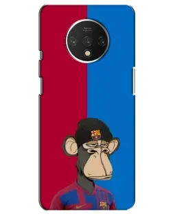 Чехол для OnePlus 7T с картинкой «Bored Ape — фанат Барсы»