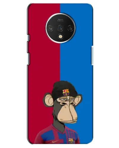 Чехол для OnePlus 7T с картинкой «Bored Ape — фанат Барсы»