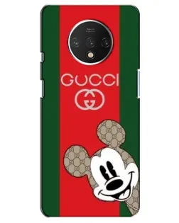 Чохол для OnePlus 7T з картинкою «Gucci — смуги та Міккі»