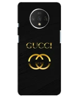 Чохол для OnePlus 7T з картинкою «Золотий логотип Gucci»