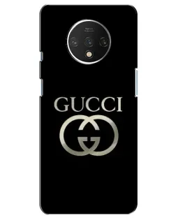 Чехол для OnePlus 7T с картинкой «Gucci — золото на черном»