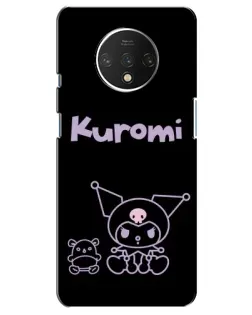 Чохол для OnePlus 7T з картинкою «Kuromi — чорний мінімалізм» Чохол для OnePlus 7T з картинкою «Kuromi — чорний мінімалізм»