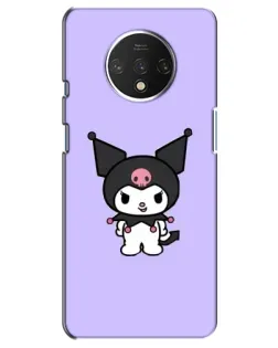 Чохол для OnePlus 7T з картинкою «Kuromi — ніжний фіолетовий»