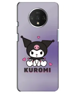 Чохол для OnePlus 7T з картинкою «Kuromi — фіолетовий арт»
