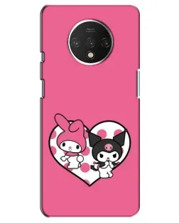 Чохол для OnePlus 7T з картинкою «Kuromi та My Melody»