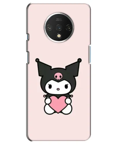 Чохол для OnePlus 7T з картинкою «Kuromi та серце»