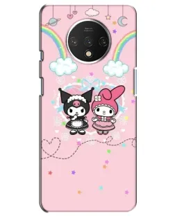 Чохол для OnePlus 7T з картинкою «My Melody та Kuromi»