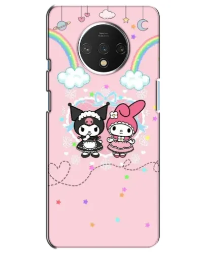 Чохол для OnePlus 7T з картинкою «My Melody та Kuromi»