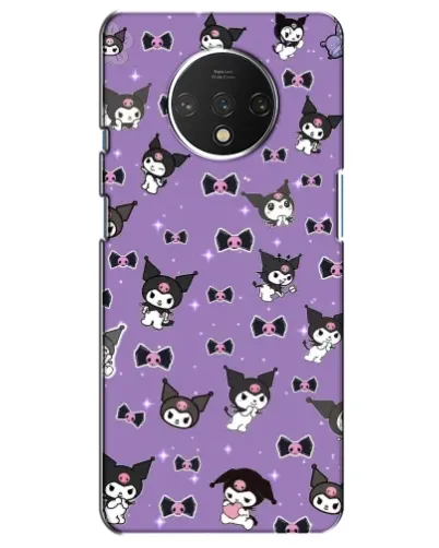 Чохол для OnePlus 7T з картинкою «Kuromi — патерн»