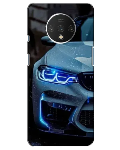 Чохол для OnePlus 7T з картинкою «Погляд BMW з синіми фарами» Чохол для OnePlus 7T з картинкою «Погляд BMW з синіми фарами»