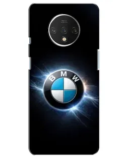 Чохол для OnePlus 7T з картинкою «BMW — неонове сяйво»