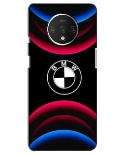 Чохол для OnePlus 7T з картинкою «Логотип BMW та неонові дуги»