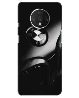 Чохол для OnePlus 7T з картинкою «Емблема BMW — макро»
