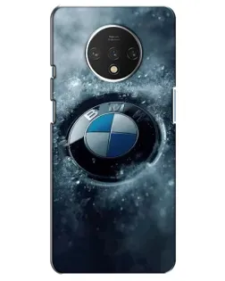 Чехол для OnePlus 7T с картинкой «Логотип BMW — лед»